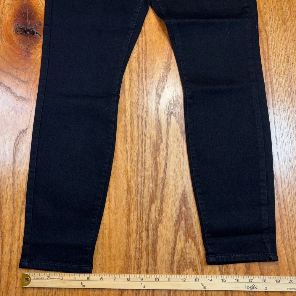 Levi Signature Gold Jeans Women 6M Black Mid Rise Skinny Soft Stretch Denim